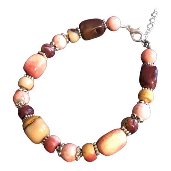 Hand Crafted Jewelry - Handcrafted gorgeous moakite bracelet